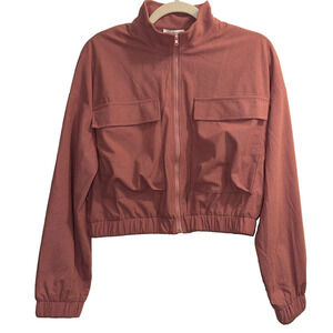 Area Stars L cropped zip jacket